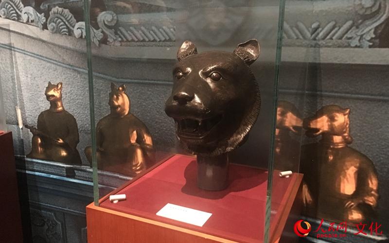 今天,圆明园流失文物马首铜像回家了