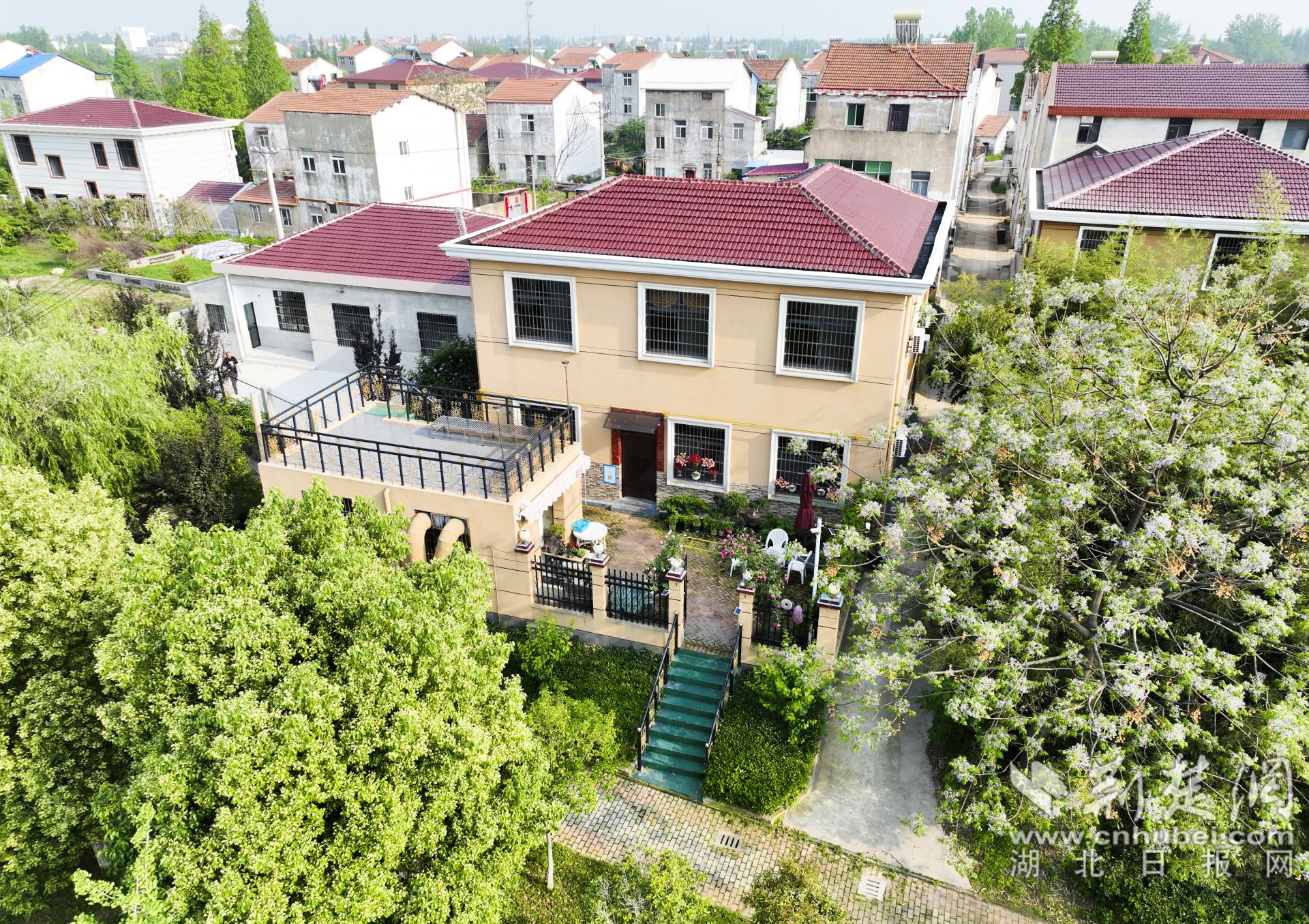 西王村村民王伟因地制宜，把房前屋后改造成别致小院，还开起了农家乐。1.jpg.jpg