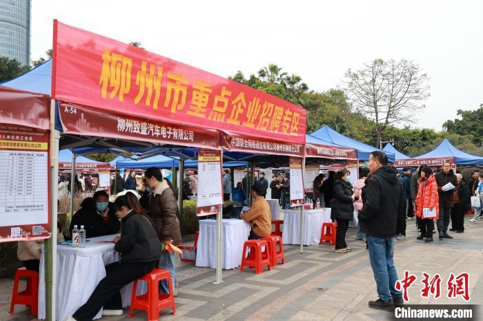粤桂苏三地联动在柳州市举办大型招聘会-荆楚网-湖北日报网