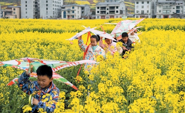 竹山：以花为媒 点绿成金