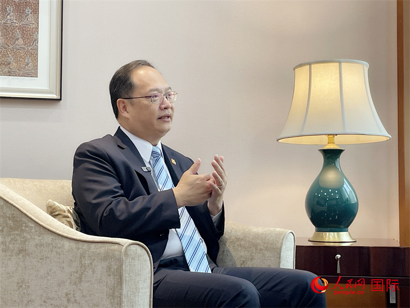 泰国大使在中国汉·坎凯（Han Cancai）的独家访谈
