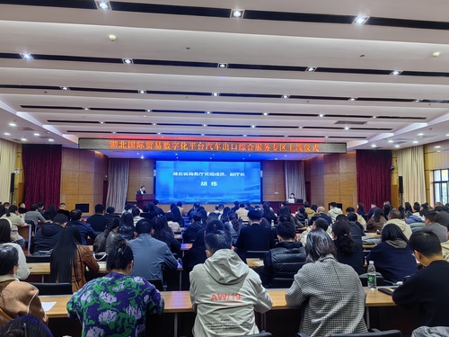 湖北国际贸易数字平台“汽车出口综合服务区”