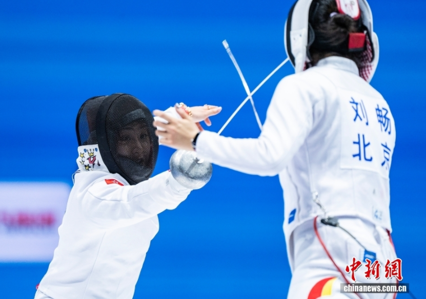 （粤港澳全运会）女子重剑团体赛香港队获得第
