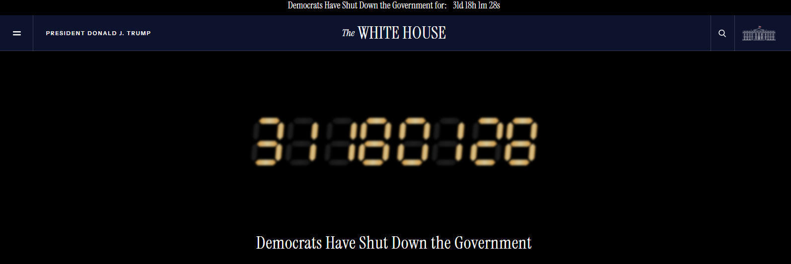 追平最长记录还剩3天,美国政府“关门”仍在继续