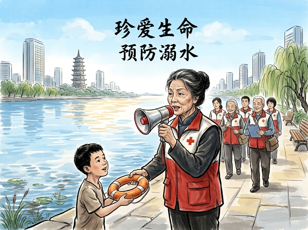 6 志愿服务队长期开展巡河工作，防溺水.png.png