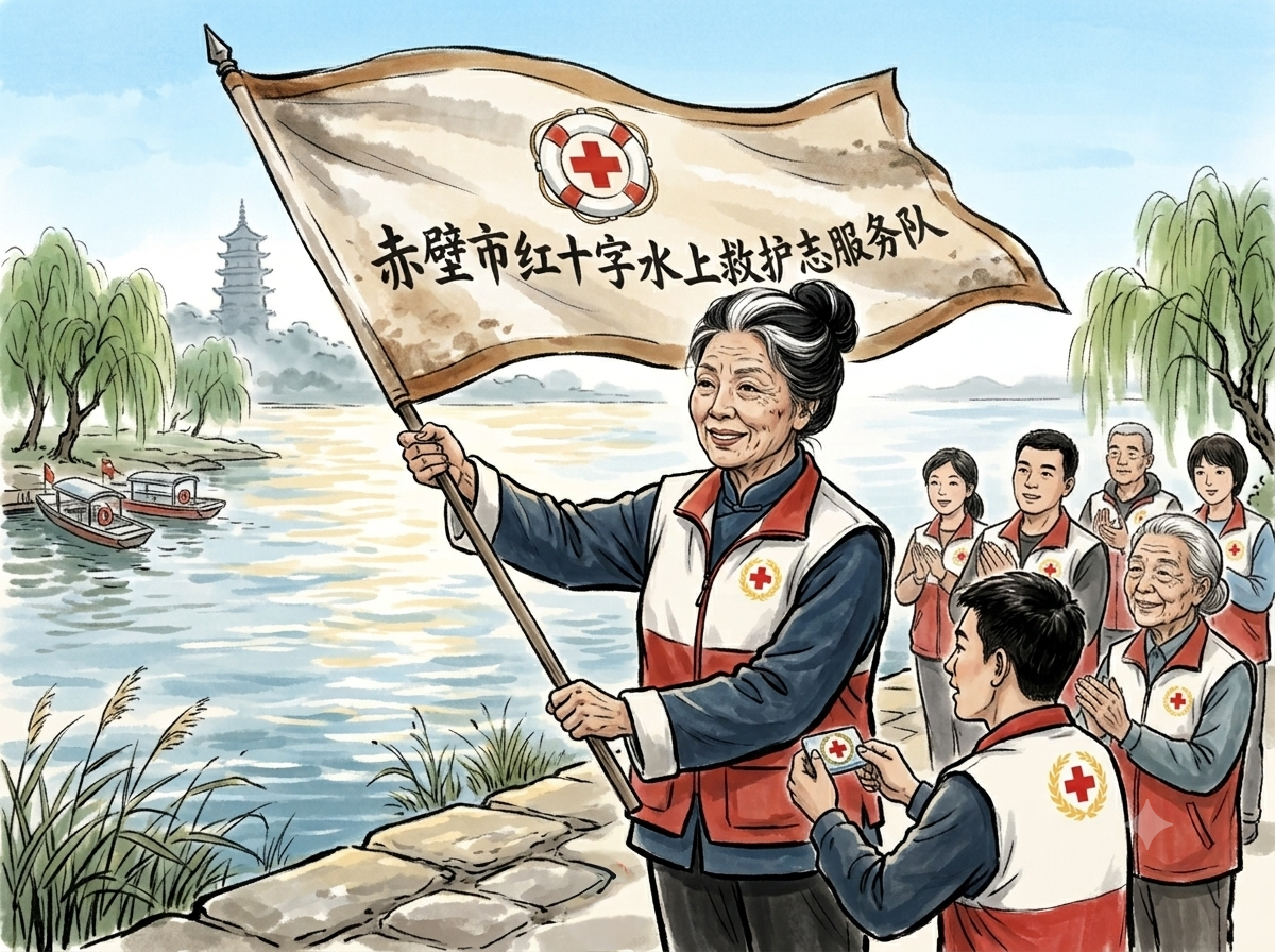 5 在定老师和社会各界的共同努力下，赤壁市水上  队 成立了.png.png
