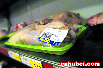 昨日 汉口麦德龙卖早产肉(图)