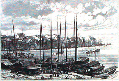 荷兰发现百年前老汉口风情的欧洲版画(组图)