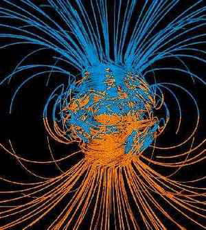 电脑模拟系统破解地球磁场南北颠倒之谜
