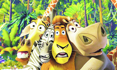 暑期档动画片《马达加斯加》动物逃亡搞笑不断