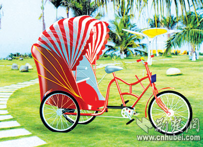 新型免费人力三轮车9月亮相襄樊古城(图)