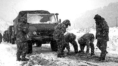 智利新兵连迷失暴风雪 5人被冻死数十人失踪(