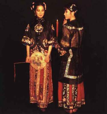 陈逸飞部分油画作品(图)