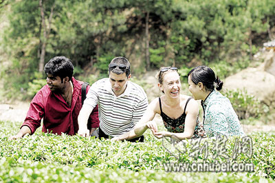 看石磨转听花木兰说 老外吐舌头:武汉历史好悠