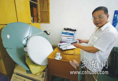 家用卫星接收器为何失灵 盗用密码违法加装(图