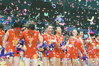 女排大奖赛北仑站落幕 中国女排三战三捷夺冠