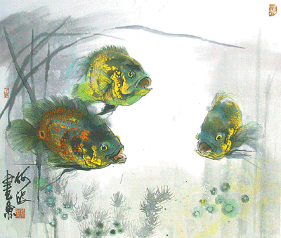 [湖北日报美术]百里清江开画屏