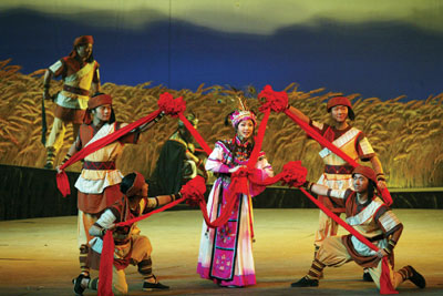 山歌剧《山魂》在田汉大剧院上演(图)