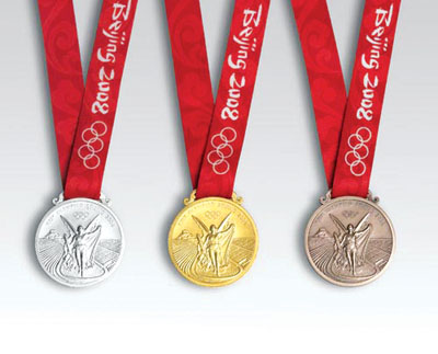 2008年北京奥运会奖牌设计式样正式公布(图)