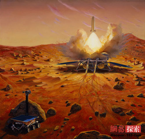 火星可能存在吃岩石为生的微生物(图)