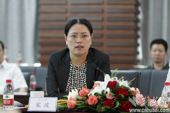 武汉光谷金盾大酒店执行总经理宋波 荆楚网记者 郑一鸣摄