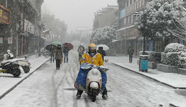 快看!大雪袭湖北