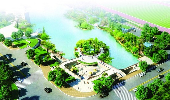 武汉首个湖底停车场封顶 11月启用可停车近40