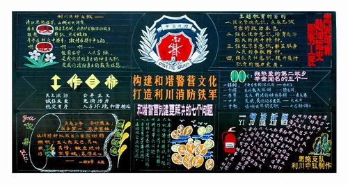 恩施州消防支队利川中队黑板报-荆楚网 www.c