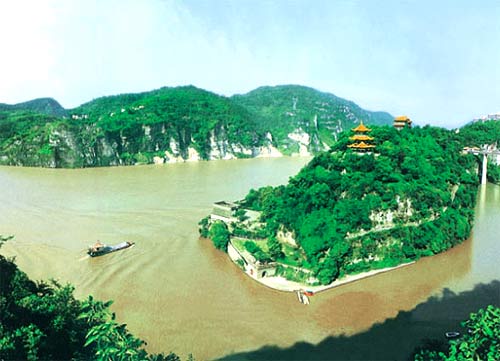 长江边的西陵峡