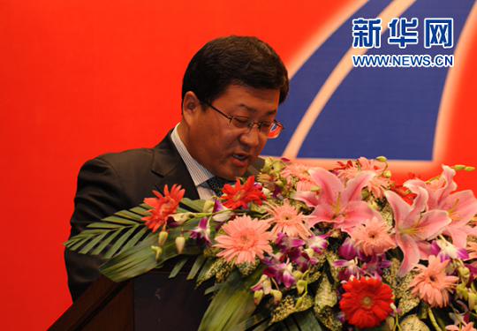 图为中国日报网总裁张兴波。新华社记者 杨磊 摄。