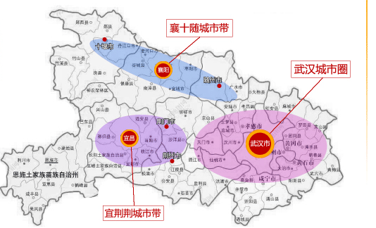 湖北一主两副+中心城市跨越发展--荆楚网专题