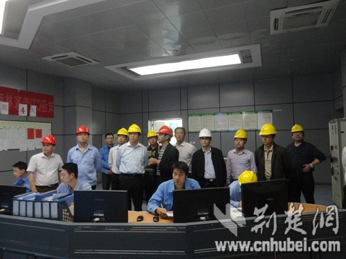 湖北省能源局董宏彬副局长一行莅临赤壁电厂调
