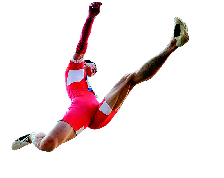 跳远双子星赛场亮晶晶