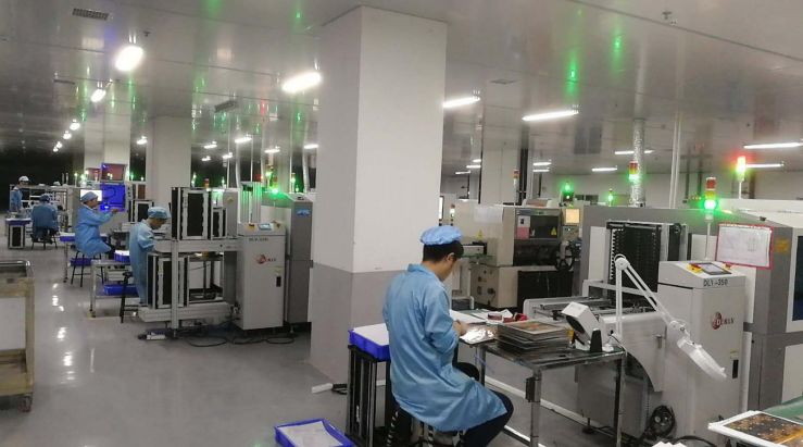 smt车间空测车间企业大门上达电子(黄石)股份有限公司