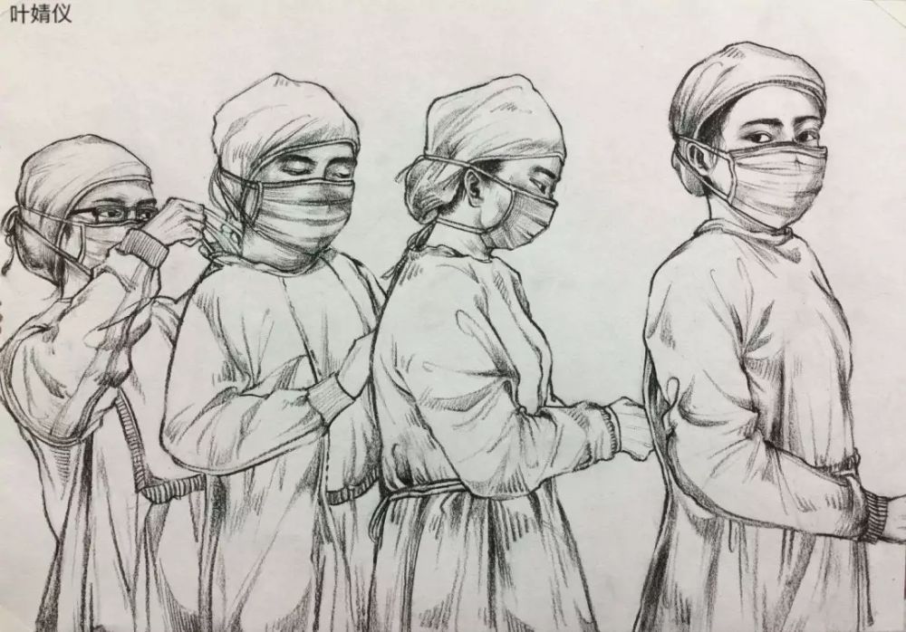 致敬最美逆行者——南昌市实验中学"战疫"美术作品来了