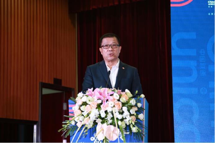 中国联通湖北省分公司党委委员,副总经理韩韬致辞