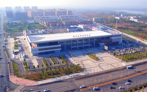 新建的荆门汽车客运南站.原荆门汽车客运中心站.