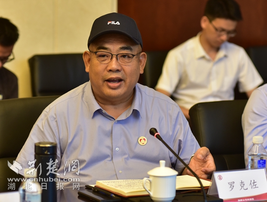 鄢巍  摄华新水泥股份有限公司股东监事 (监事会)彭清宇发言.