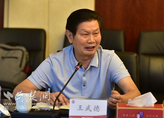 黄石扬子建安集团有限公司董事长罗克佐发言.