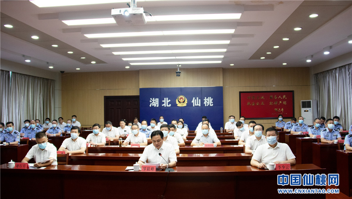 市人大常委会副主任刘行兵,副市长,市公安局长刘敦锋出席仙桃分会场