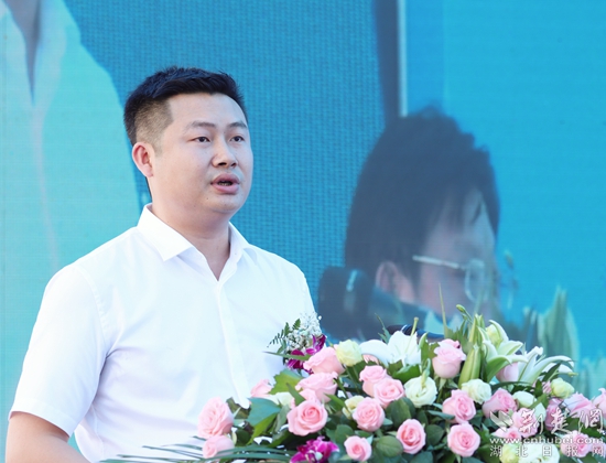 金康 摄沐邦高科董事长廖志远表示,随着鄂州花湖机场的投运,光谷科技