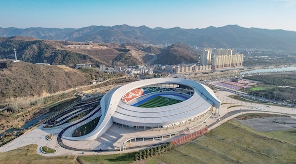 郧西县文化体育中心即将投用