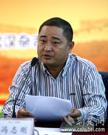 黄石市民政局副局长冯志刚会上发言 摄影:张扬