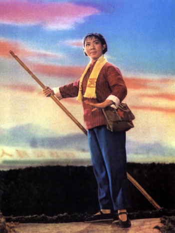 大队党支书江水英