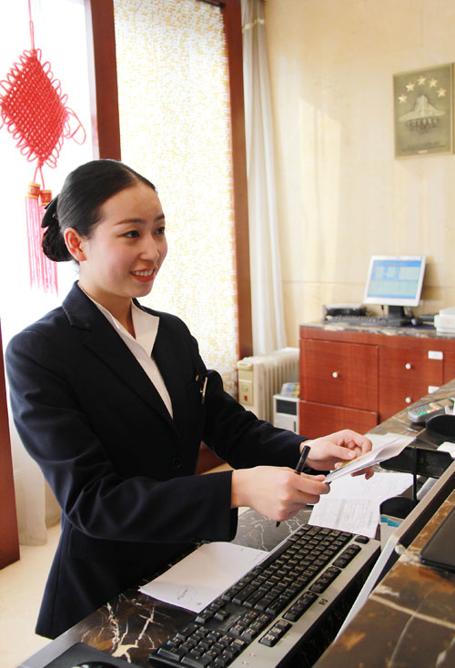 锦江国际大酒店 前厅部主管 王瑾